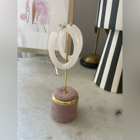 Baublebar Selenne Lucite Hoop Earrings - Picture 2 of 4
